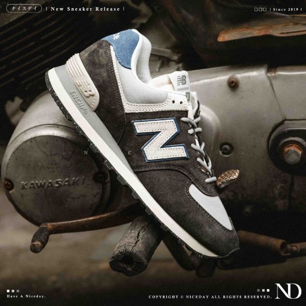 NICEDAY 現貨 New Balance 574 灰黑藍 灰 鐵灰 中性灰 灰藍 海軍藍 男女鞋 麂皮 復古 U574NVE