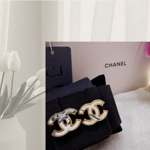 圖片 💎 CHANEL 雙C宣染耳環