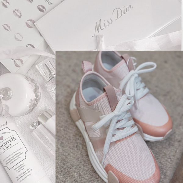 圖片 💖 Moncler 女鞋｜粉色｜EU 35