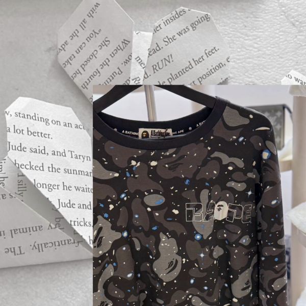 圖片 BAPE 長袖夜光｜黑色｜M / L / XL