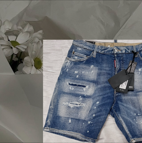 圖片 DSQUARED2 藍色破褲｜52腰