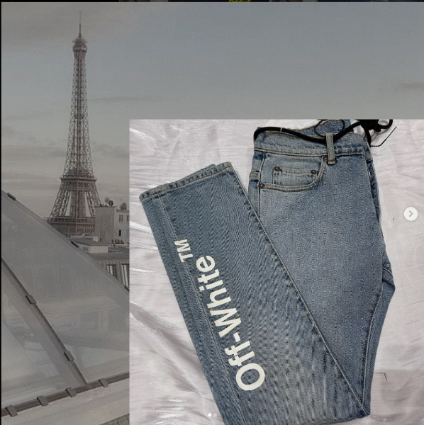 圖片  OFF-WHITE 銀標長褲｜30號