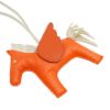 圖片 Hermes  Rodeo MM Charm 飛馬吊飾(橘/米白)