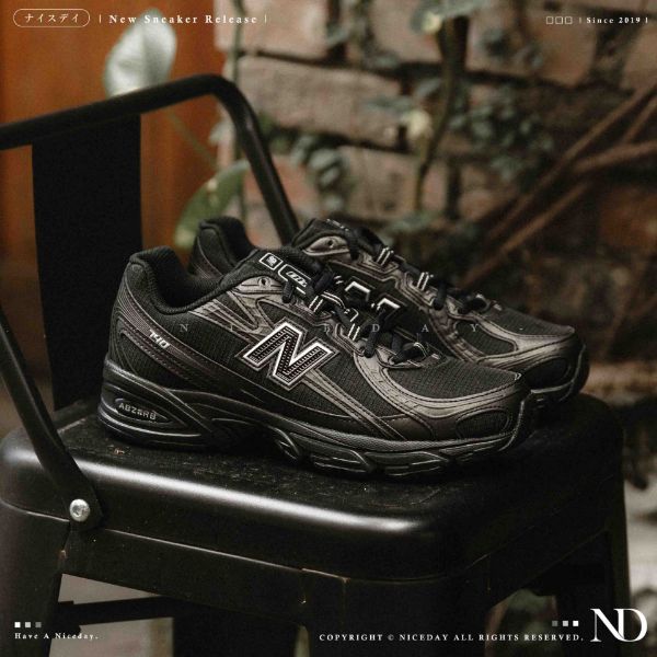 NICEDAY 現貨 New Balance 740 黑 黑魂 深灰 黑灰 金屬銀 黑銀 灰色 男女鞋 復古 U740SS2