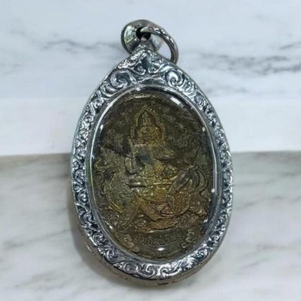 圖片 810昭坤/龍婆勘暖鬼王佛牌(包鋼殼)