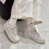 NICEDAY 代購 Nike Air Force 1 骨白 海鹽白 泡泡勾 米白 麂皮 白 米色 HV4406-001