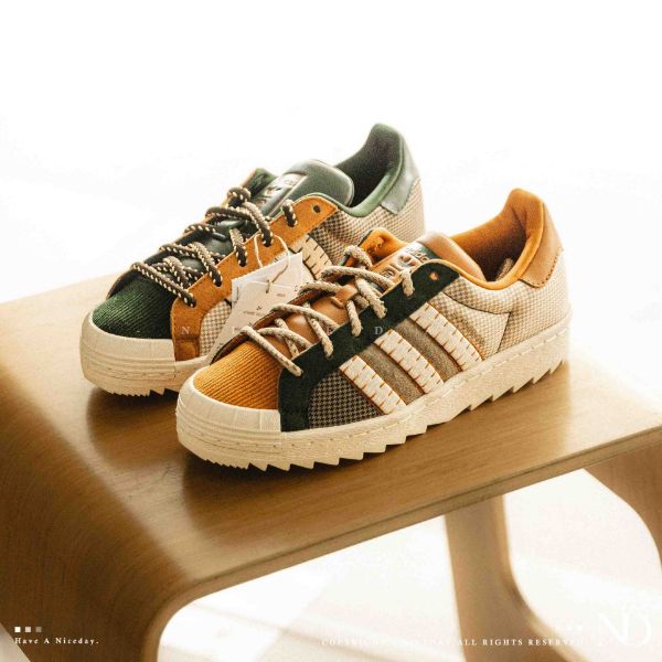 NICEDAY 代購 CLOT x adidas Superstar Patchwork 凝結集團 陳冠希 藍名 橘 米白 拼接 JR6490