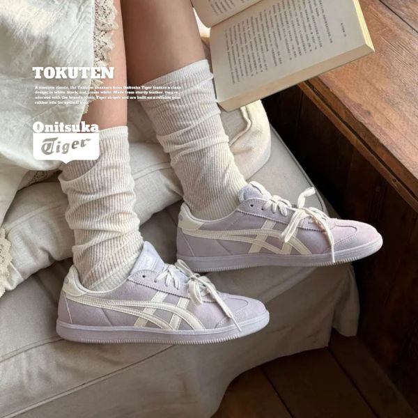 NICEDAY 現貨 Onitsuka TIger Tokuten 鬼塚虎 德訓鞋 海鹽 紫 薰衣草 奶油白 米白 女鞋 1183C254-021
