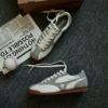 NICEDAY 代購 Mizuno LG 60S 白灰 灰 米白灰 麂皮 焦糖底 復古 德訓鞋 D1GH230307