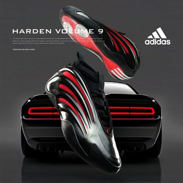 NICEDAY 代購 Adidas Harden Volume 9 愛迪達 哈登 籃球鞋 實戰 黑紅 紅黑 地獄貓 JH6483