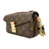 圖片 Louis Vuitton Pochette Metis East West 帆布斜背郵差包(M46279-咖)