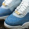 NICEDAY 現貨 Nike Air Jordan 4 Denim 丹寧 牛仔 藍 拼接 復古 藍白 白藍 IB6716-100