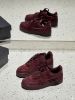 圖片 Nike Air Force 1 AF1 酒紅色 麂皮 絲絨 絨面 復古 櫻桃紅 果凍勾 女款 HV4406-600/預購