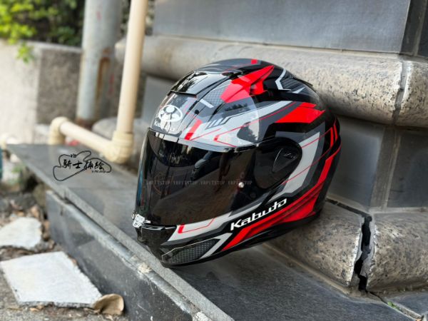 圖片 OGK KABUTO AEROBLADE 6 ADACT 亮黑紅 公司貨 全罩 空氣刀 6 日本