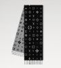 圖片 《現貨最低特價 》Louis Vuitton LV Reykjavik  100%山羊絨 雙面 圍巾(黑x灰 )