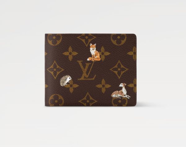 圖片 《現貨最低特價 》Louis Vuitton LV 森林動物 多功能Multiple短夾