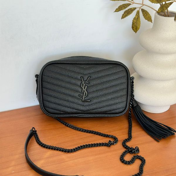 圖片 YSL so black 黑黑 相機包