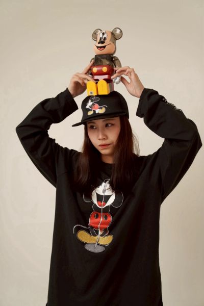 Supreme FW25 Week8 Mickey Mouse Raglan L S Top	