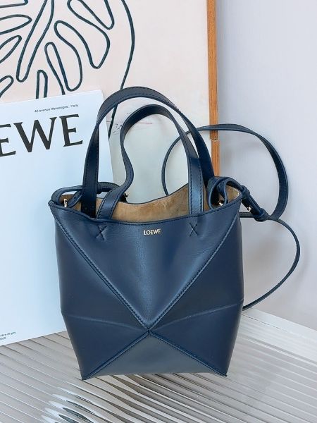 圖片 Loewe puzzle mini tote 深藍