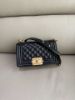 圖片 「M.Y精品」Chanel BOY20 cf20 Leboy 荔枝黑金 晶片款