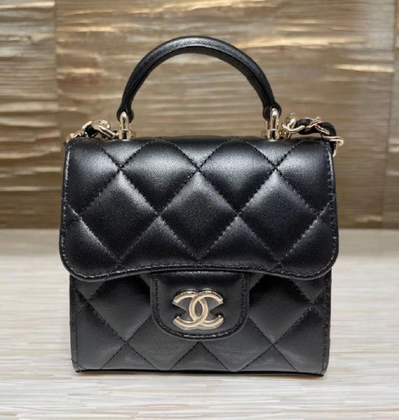 圖片 Chanel AP2682 迷你小盒子包 黑 