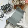 圖片 DIOR SADDLE 經典款淺色三折短夾