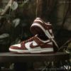 NICEDAY 現貨 Nike Dunk Low 酒紅 金勾 麂皮 深紅 紅酒 深棕 可可 女鞋 IB4417-104