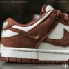 NICEDAY 現貨 Nike Dunk Low 酒紅 金勾 麂皮 深紅 紅酒 深棕 可可 女鞋 IB4417-104