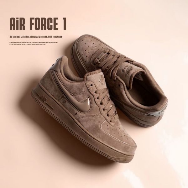 NICEDAY 代購 Nike Air Force 1 可可 摩卡 咖啡 拿鐵 阿華田 女鞋 HV4406-200