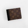 圖片 美國百分百【全新真品】Louis Vuitton 短夾 長夾 專櫃精品 LV 錢包 LOGO印花 咖啡 CW43