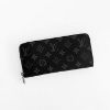 圖片  美國百分百【全新真品】Louis Vuitton 皮夾 長夾 專櫃精品 LV 錢包 LOGO 印花滿版 黑色 CW47