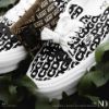 NICEDAY 代購 CDG x Vans OTW Authentic 44 Black 黑白 滿版Logo 復古 白 黑 VN000EEUUY6