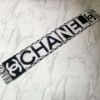 圖片 Chanel 25k 新款黑白字母流蘇圍巾