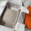 圖片 Hermes 8L冰川白銀釦 mini Evelyn