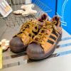 NICEDAY 代購 Adidas originals SUPERSTAR II 棕色 土黃 摩卡 咖啡 麂皮 男女鞋 復古 JR6990