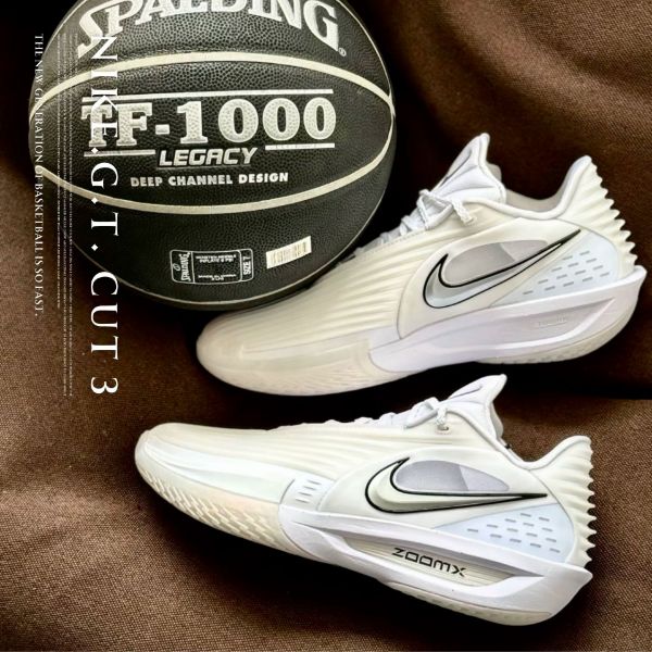 NICEDAY 代購 Nike Zoom GT Cut 3 Turbo LX 白 白色 白銀 銀白 渦輪 實戰 籃球鞋 HV9919-101