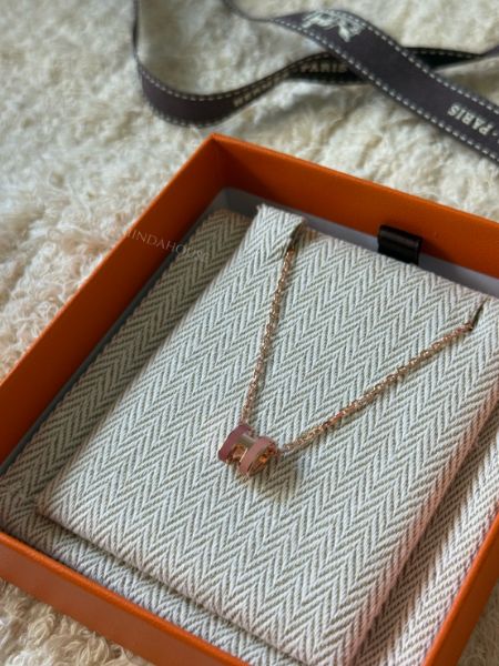 圖片 Hermes mini pop h新款拼色項鍊 兩色可選