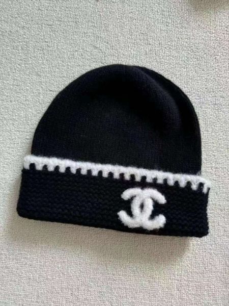 圖片 CHANEL 經典黑色鋸齒毛帽