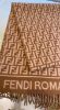圖片 《我最便宜!全新正品》FENDI FF焦糖色羊毛與羊絨圍巾
