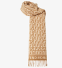 圖片 《我最便宜!全新正品》FENDI FF焦糖色羊毛與羊絨圍巾