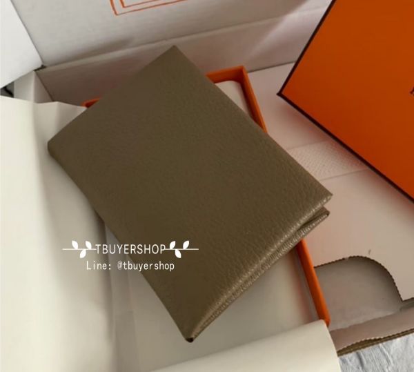 圖片 愛馬仕🐴Calvi duo 內釦款 大象灰 山羊皮