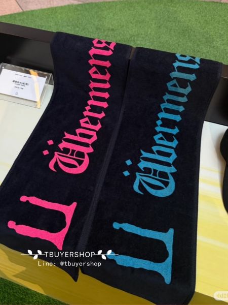 圖片 GD 權志龍 Ubermensch標語毛巾 粉/藍 兩色可選