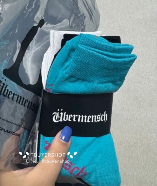 圖片 GD 權志龍 Ubermensch中筒襪子 三雙一組