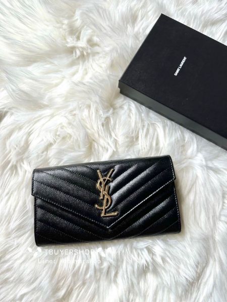 圖片 Saint Laurent 黑金荔枝皮 YSL 微瑕不影響使用、直接賠售