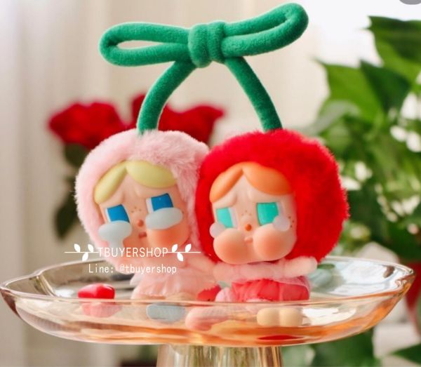 圖片 Pop mart 情人節限定 櫻桃🍒crybaby 愛神哭娃掛件