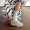 NICEDAY 代購 Adidas Originals Gazelle Bold 厚底灰 灰白 增高 老爹 麂皮 復古 HQ6893