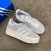 NICEDAY 代購 Adidas Originals Gazelle Bold 厚底灰 灰白 增高 老爹 麂皮 復古 HQ6893