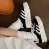 NICEDAY 代購 Adidas Originals Gazelle Bold 黑白 白黑 焦糖底 厚底 增高 老爹 麂皮 復古 IE0876