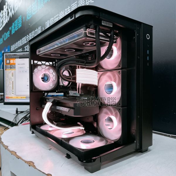 圖片 奶熊5號 INTEL I5-14600K 獨顯 RTX5070 TI 16G 電競主機 ARGB 海景房