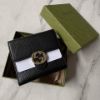 圖片 Gucci 黑金大logo雙面短夾